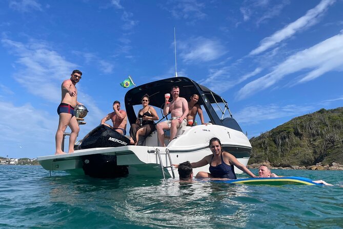 Private Boat Tour through the beautiful beaches and islands of Búzios - Cruising Past Búzios’ Main Beaches