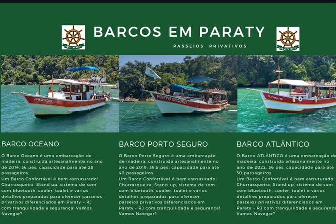 Private Boat Tour - Paraty Bay from a private boat