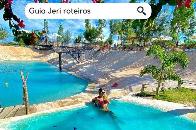 Private buggy tour along the east coast of Jericoacoara - Blue Hole is the first major swimming stop