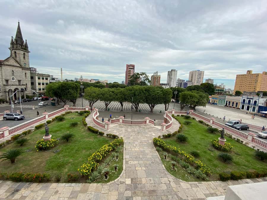 Private city tour in the historic center of Manaus - Ana Lucia viewpoint and Jefferson Peres Square
