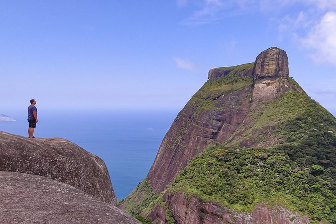 PRIVATE SUV Tour Tijuca Forest, hiking & waterfalls + photos - Seeing Pedra da Gávea from its best angle