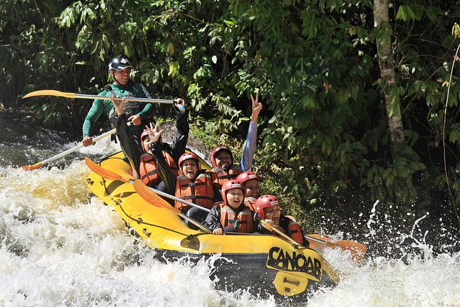 Rafting - Brotas - Rio Jacaré Pepira - How the rafting section unfolds