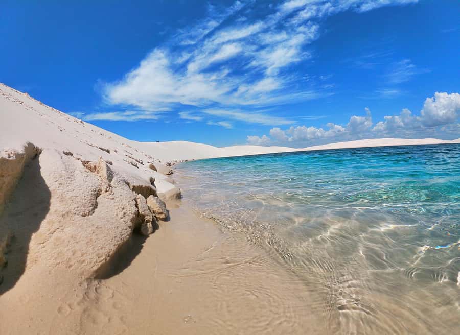 Rancharia Lagoon circuit (Santo Amaro) - Walking or taking the boat to Bicudo Gordo Lagoon