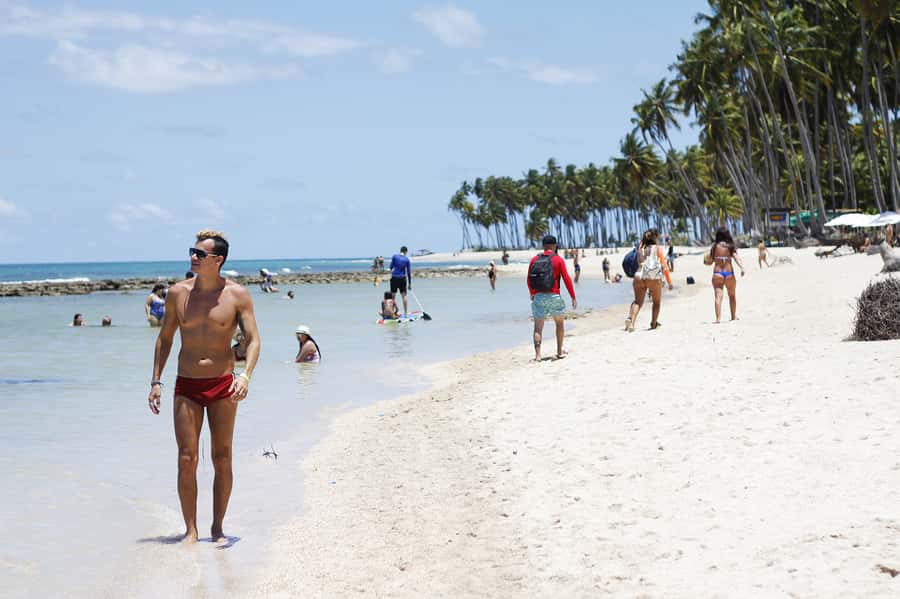 Recife: Carneiros Beach Day Tour - Arriving at Bora Bora restaurant