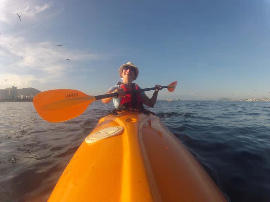 Rio: Canoeing Experience: Sea Kayak or Hawaiian Outrigger - Paddling the five-kilometer Guanabara Bay route