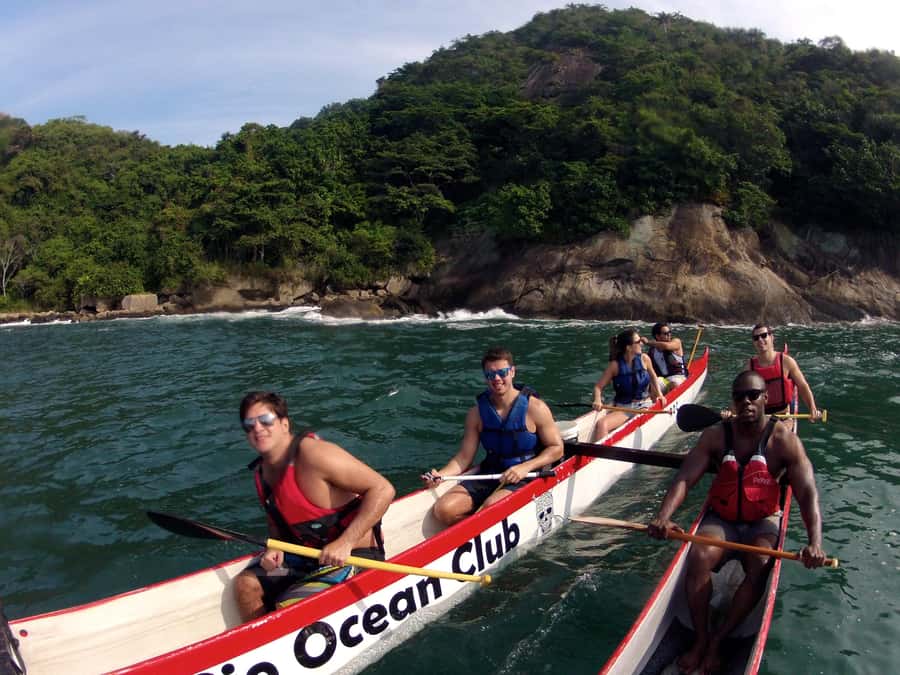 Rio: Canoeing Experience: Sea Kayak or Hawaiian Outrigger - Fortresses, beaches, and the bay entrance