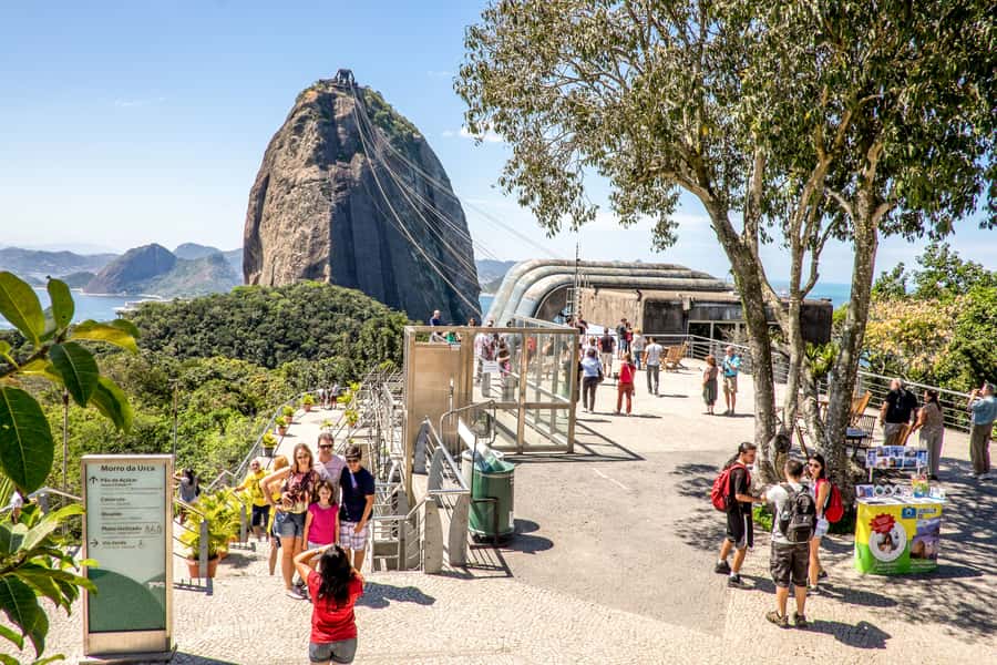 Rio: Christ the Redeemer Early Access and Sugarloaf - The drive from Copacabana to Corcovado Hill