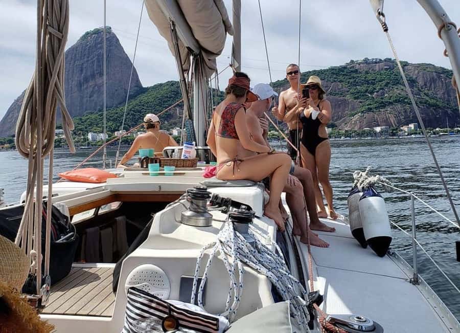 Rio de Janeiro: Boat Tour with Drinks and Swimming - What you see along the Rio coast