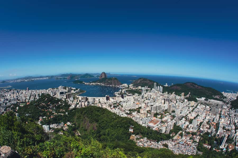 Rio de Janeiro: Christ the Redeemer, Sugarloaf, & City-tour - Dona Marta’s wide-angle city view