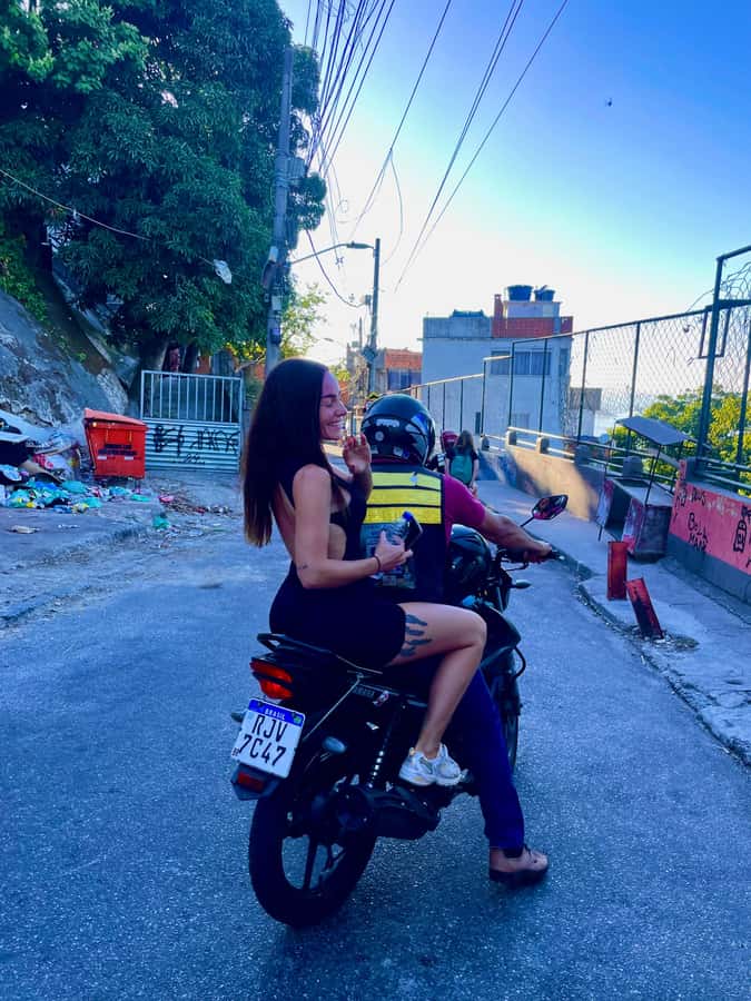 Rio de Janeiro: Dois Irmãos Peak Sunrise, Day or Sunset Hike - The moto-taxi ride through Vidigal