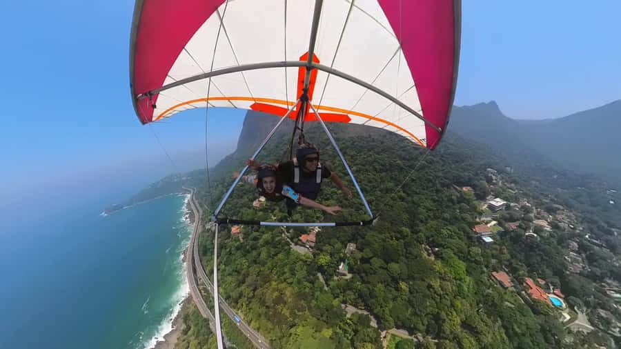 Rio de Janeiro: Hang Gliding or Paragliding Experience - The ride up through Tijuca Forest