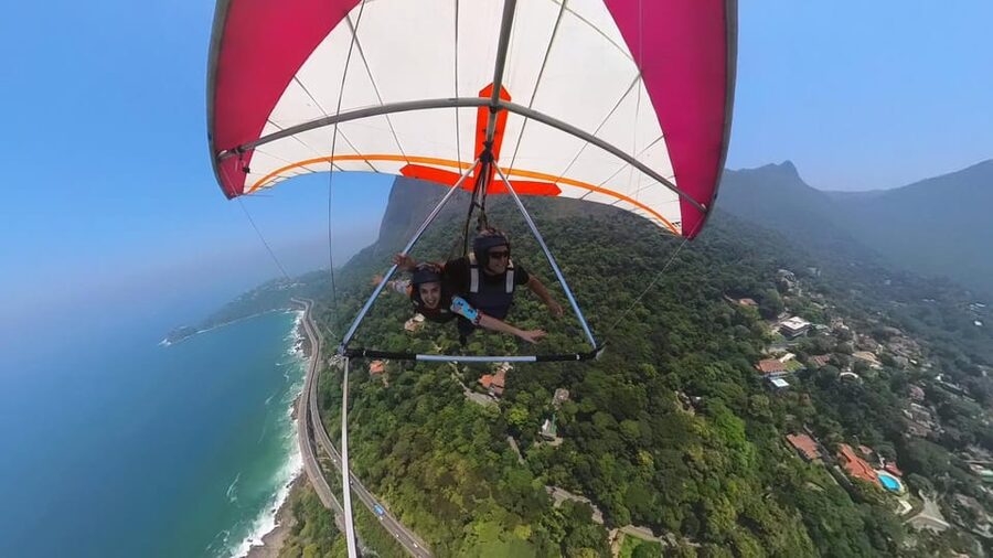 Rio de Janeiro: Hang Gliding or Paragliding Experience - The airborne view: forest, ocean, and Rio’s neighborhoods