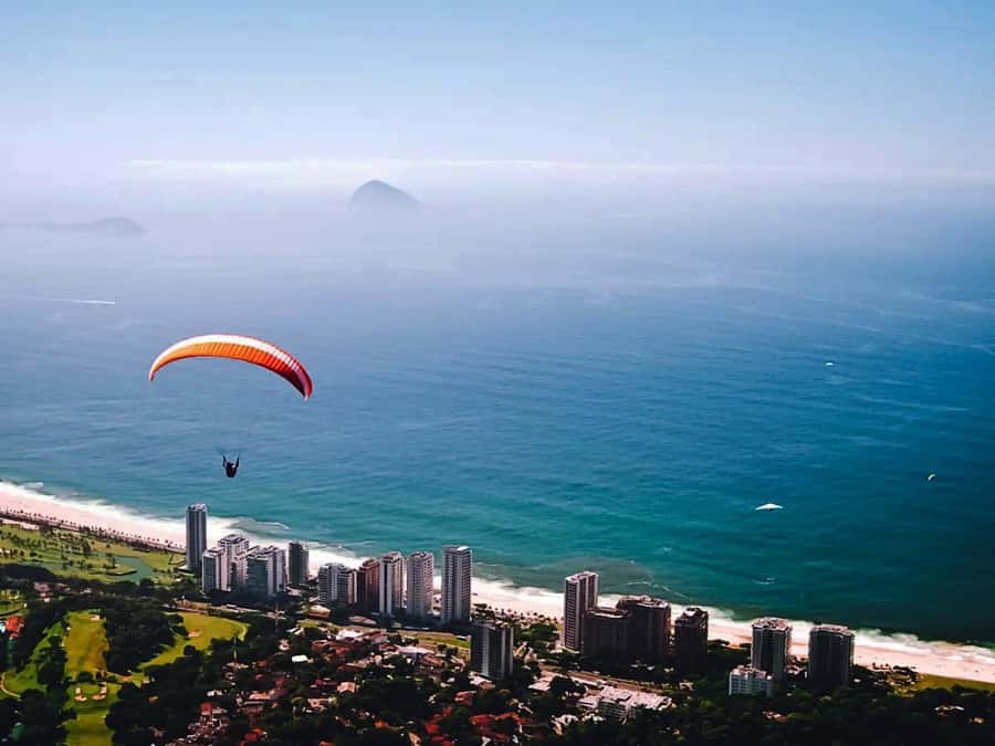 Rio de Janeiro: Hang Gliding or Paragliding Flight - What Pedra Bonita Looks Like From 520 Meters