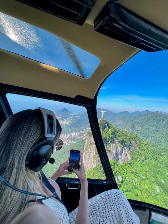 Rio de Janeiro: Helicopter Flight Christ the Redeemer 30 min - From Recreio to Barra Beach