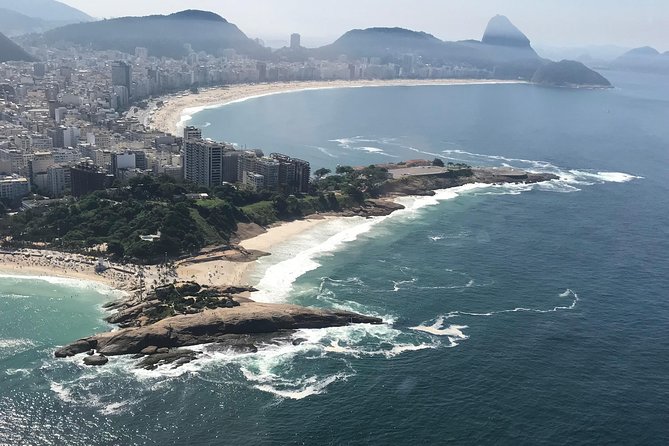 Rio de Janeiro Helicopter Tour - Christ the Redeemer - Flying toward Corcovado and Christ the Redeemer