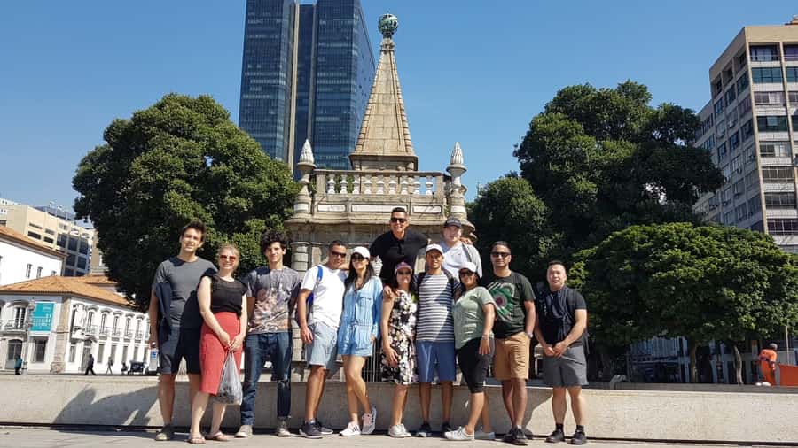 Rio de Janeiro: Historical Downtown and Lapa Walking Tour - The National Library and the modern city beside it