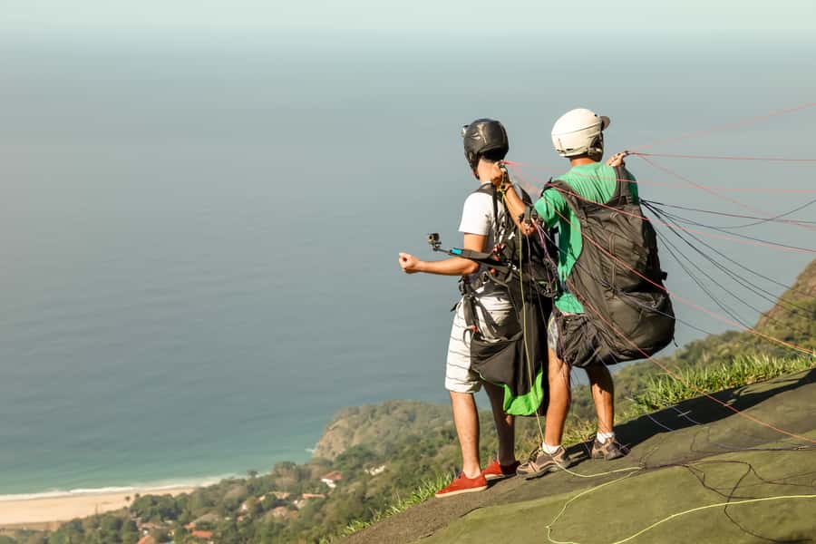Rio de Janeiro: Paragliding Tandem Flight - The first seconds in the tropical air