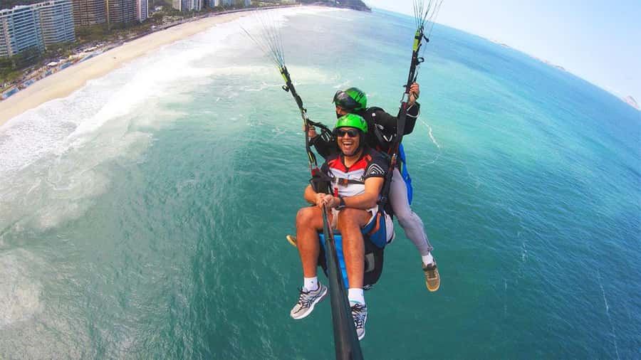 Rio de Janeiro: Paragliding with Hotel Pick-up & Drop-off - A recorded video makes the short flight easier to remember