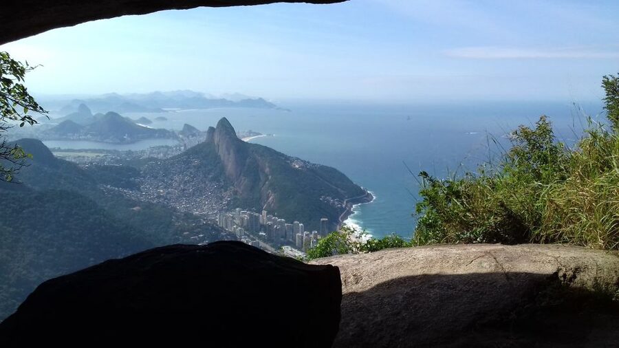 Rio de Janeiro: Pedra da Gavea Adventure Hike - The final 15-meter rock section