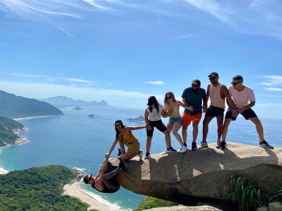 Rio de Janeiro: Pedra do Telégrafo trail and beach stop - Driving past Prainha, Grumari, and Recanto