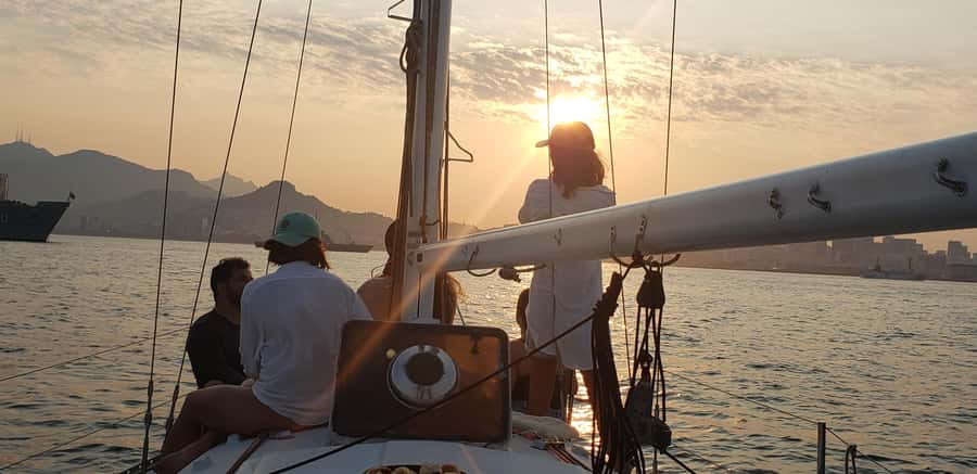 Rio de Janeiro: Sailing Sunset Tour with Snacks and Drinks - The swim stop in a sheltered bay