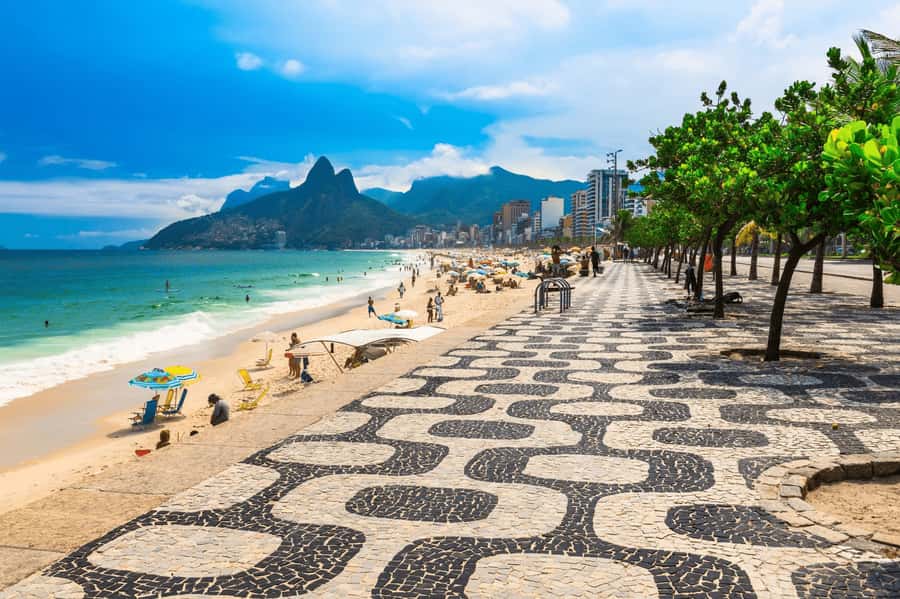 Rio de Janeiro: Sugarloaf Mountain & Beaches Half-Day Tour - Rio’s famous beaches from the road