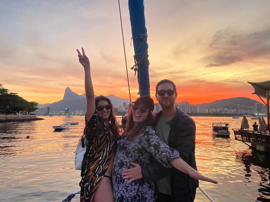 Rio de Janeiro: Sunset Sailboat Tour with Open Bar - Swimming in Guanabara Bay