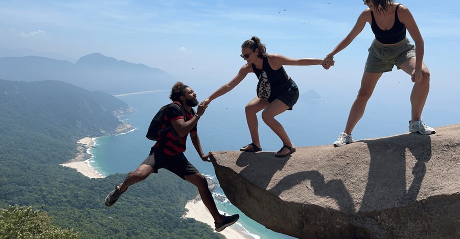 Rio de Janeiro: Telegrafo Rock Hike with Optional Beach Stop - The guides and the human side of the day