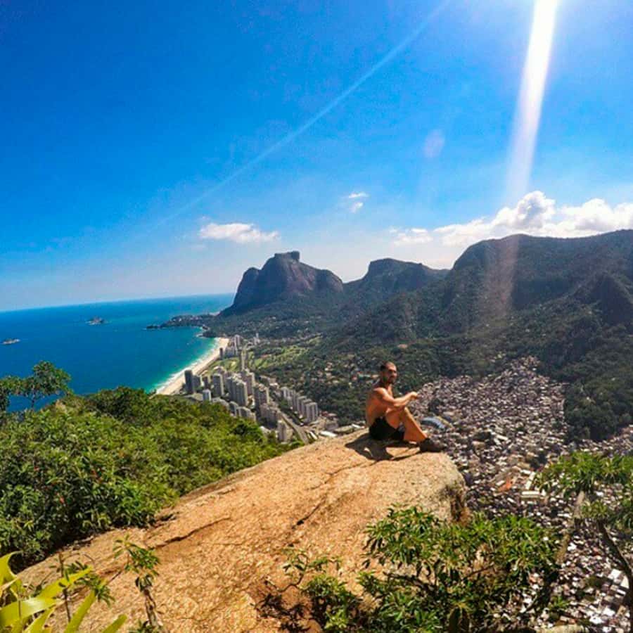 Rio de Janeiro: Vidigal Favela Tour and Two Brothers Hike - Into the forest toward the first viewpoint