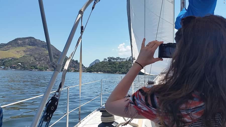 Rio de Janeiro: Wake Up and Sail - Crossing toward Fortaleza de Santa Cruz da Barra