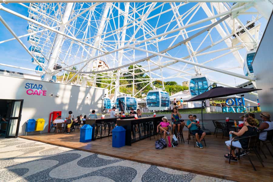 Rio: Museum of Tomorrow, Yup Star & Olympic Boulevard - Riding Yup Star 88 meters above Rio