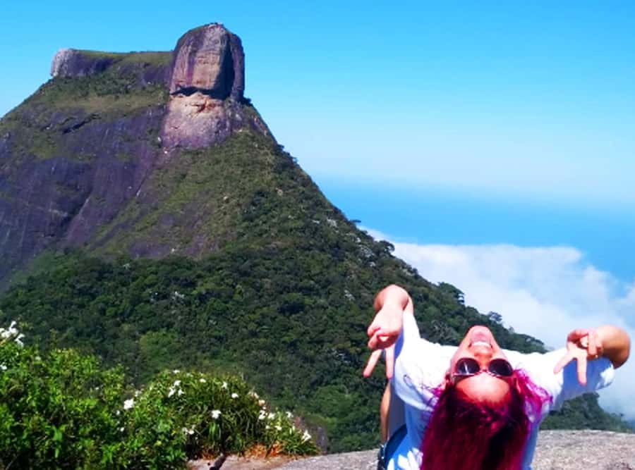 Rio: Pedra Bonita 4-Hour Hike with Free Flight Ramp Visit - Reaching the open summit of Pedra Bonita
