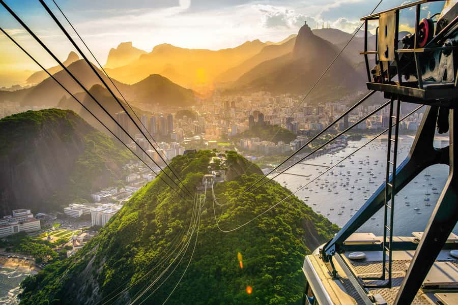 Rio: Sugarloaf Cable Car and Corcovado Train Tickets - Arriving at Christ the Redeemer