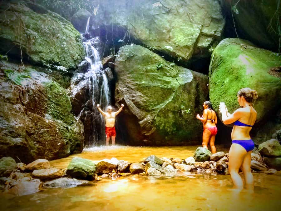 Rio: Tijuca Forest Small Group Hike to Caves and Waterfalls - The cave section and Morcego’s Grotto