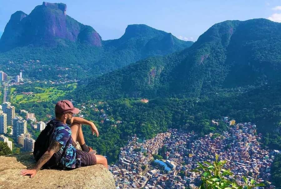 Rio: Two Brothers Hill & Vidigal Favela Hike (Shared Group) - Starting in Copacabana and heading toward Vidigal