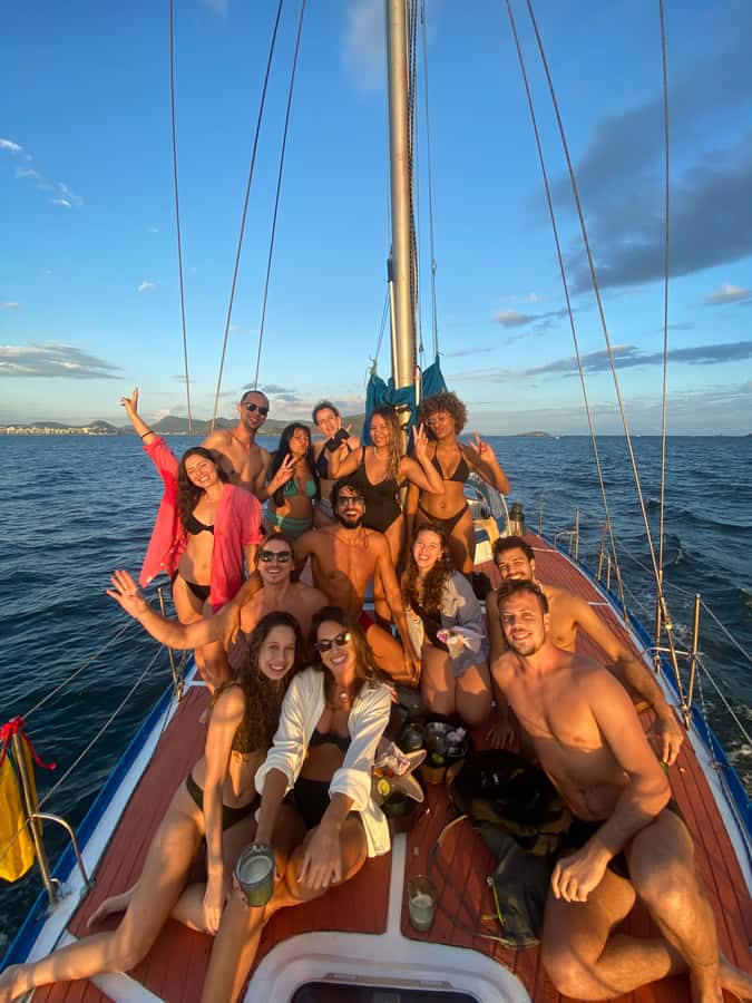 Sailboat in Rio de Janeiro, with open bar and snacks - Guanabara Bay forts and islands