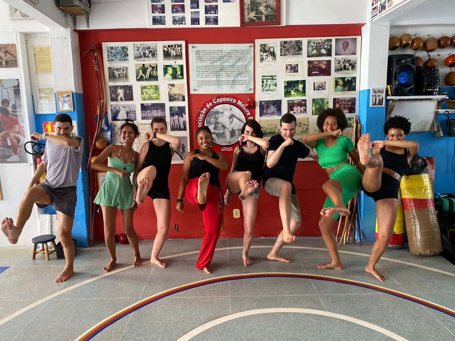 Salvador: Capoeira Class at Mestre Bimba's 1st Ever School. - Who will enjoy this most?