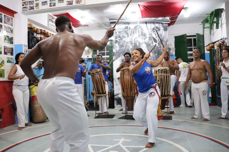Salvador: Cultural Night of Capoeira, Samba, and Drumming - Heat, clothing, and physical demands