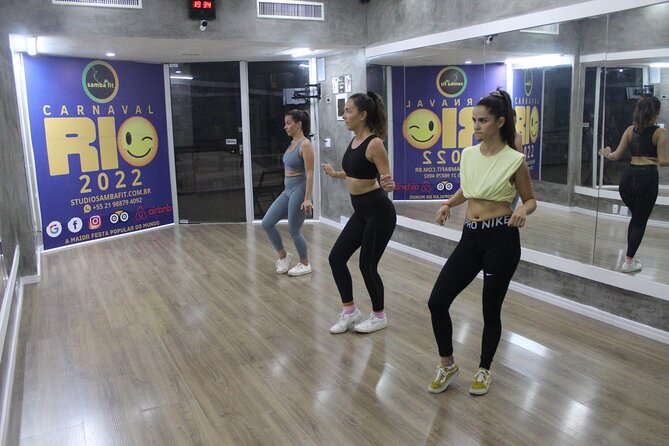samba class in Ipanema - Carla, Gaby, and the teaching style