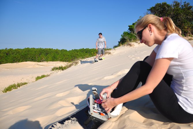 Sandboard Experience by Adrenailha - Moçambique Beach and the walk into the dunes
