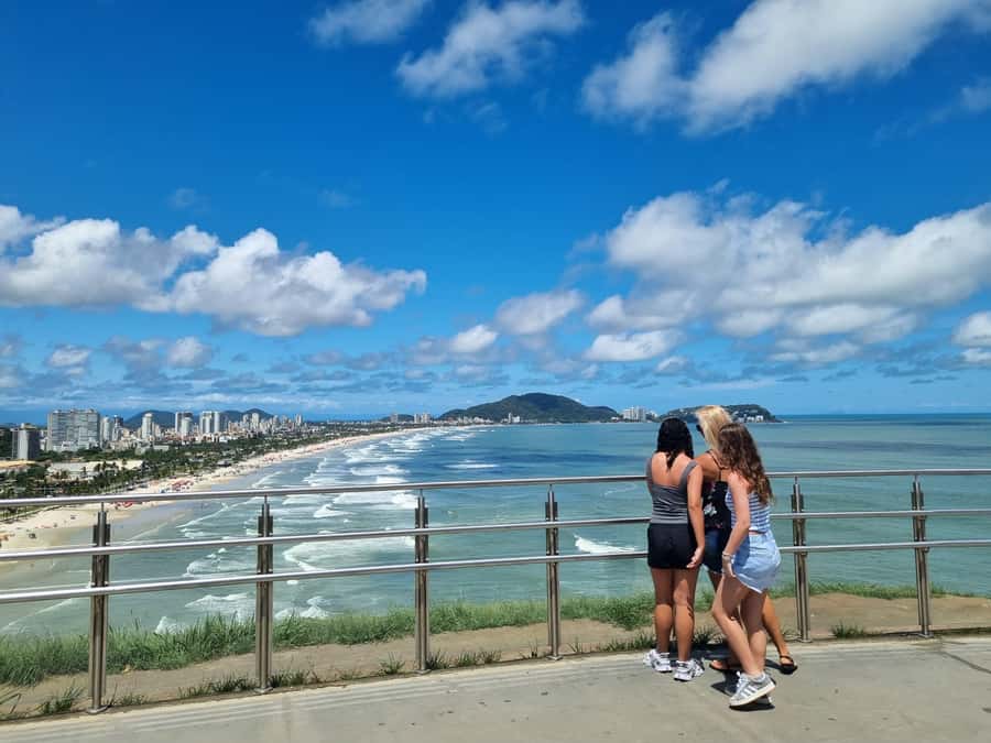 Santos & Guaruja: 8 hour Beach Tour Starting in Sao Paulo - Santos’ five-kilometer garden by the shore