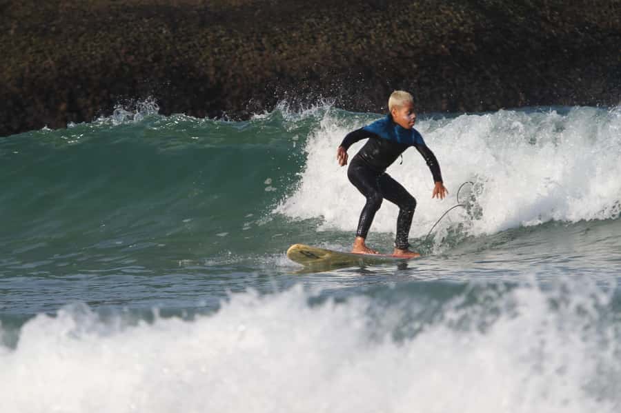 Surf lessons: in Arpoador in Ipanema. - Who will enjoy this lesson most?