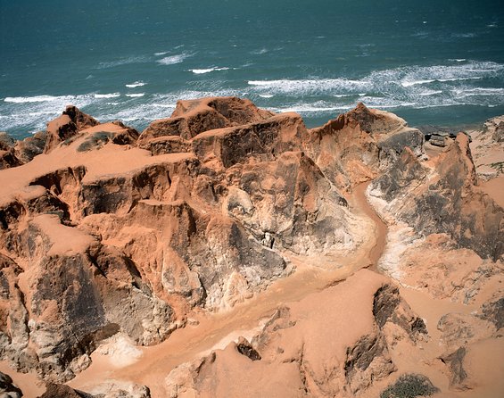 The colorful sands of Morro Branco beach - Full Day Tour - The ride from Fortaleza to Morro Branco