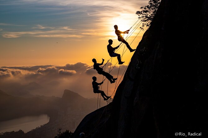 Trail and Rappel on Morro Dois Irmãos - The best photo time comes after the hard work