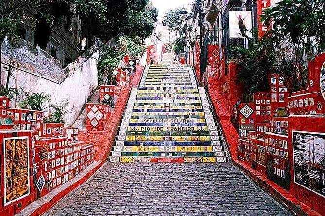 VAN Christ the Redeemer with City Tour and free BUFFET lunch! - Selarón Steps and public art